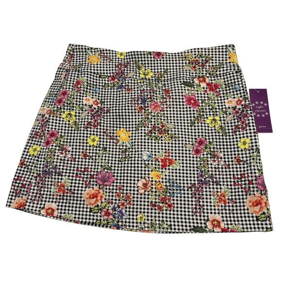 NWT Eight Clovers Ladies sz 10P Tennis Golf Pickleball skort stretch pull on $50 - Picture 1 of 7